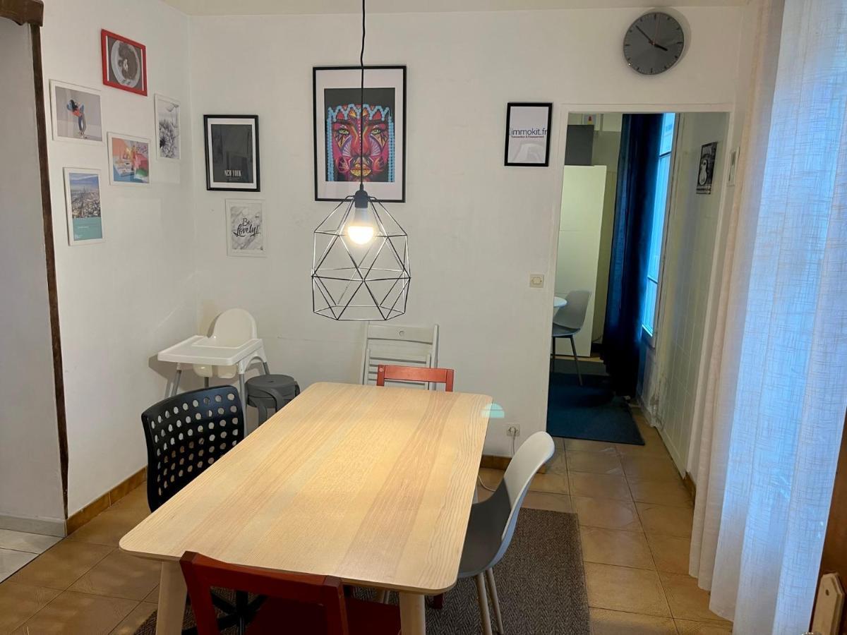 Aubervilliers Maison De Ville Pres Metro 7 By Immo Kit Bnb Exterior photo